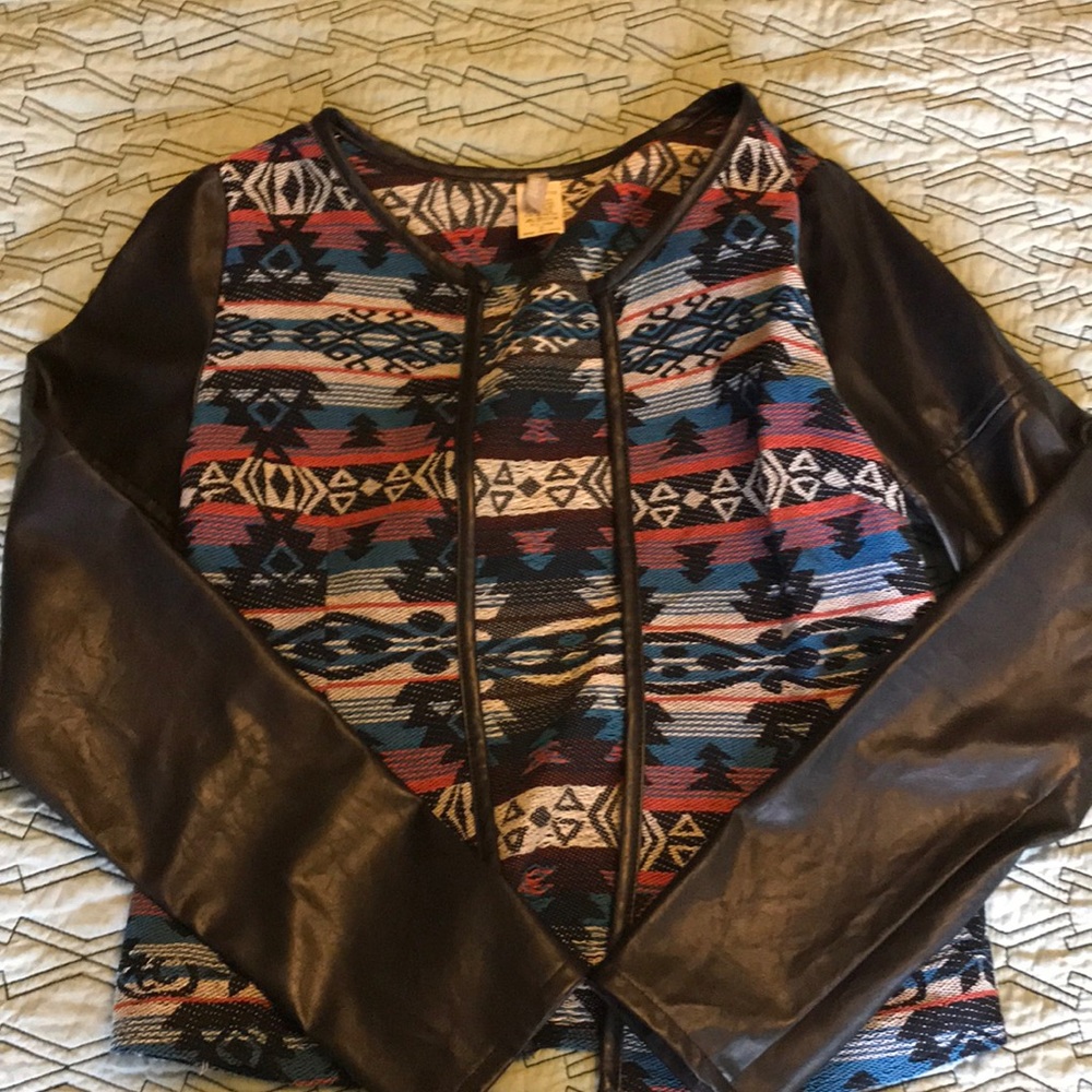 Black pleather jacket